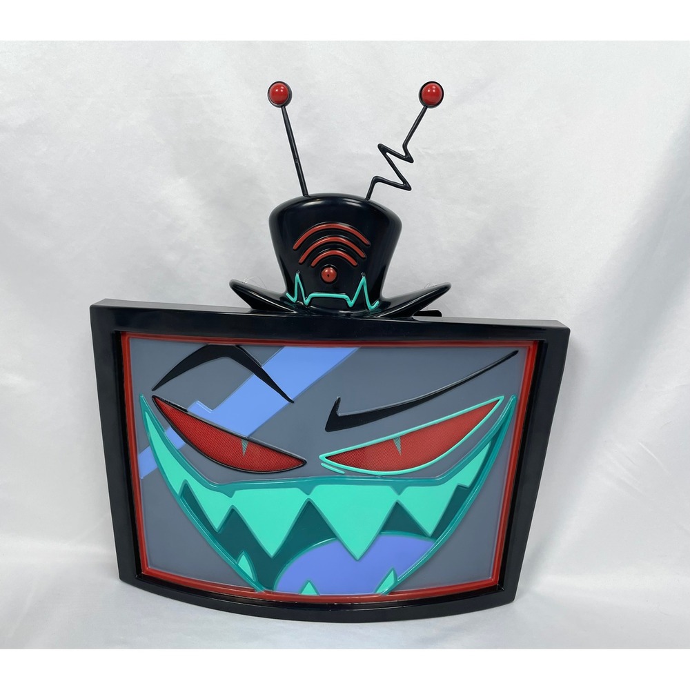 New Spirit Halloween Adult Hazbin Hotel Vox Half Mask & Hood Costume Accessory